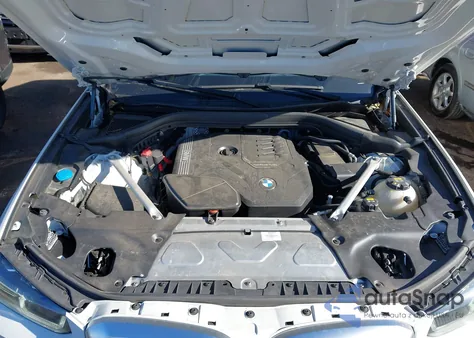 2022 BMW X3 xDrive30I из США, поврежденный, VIN 5UX53DP04N9K58324